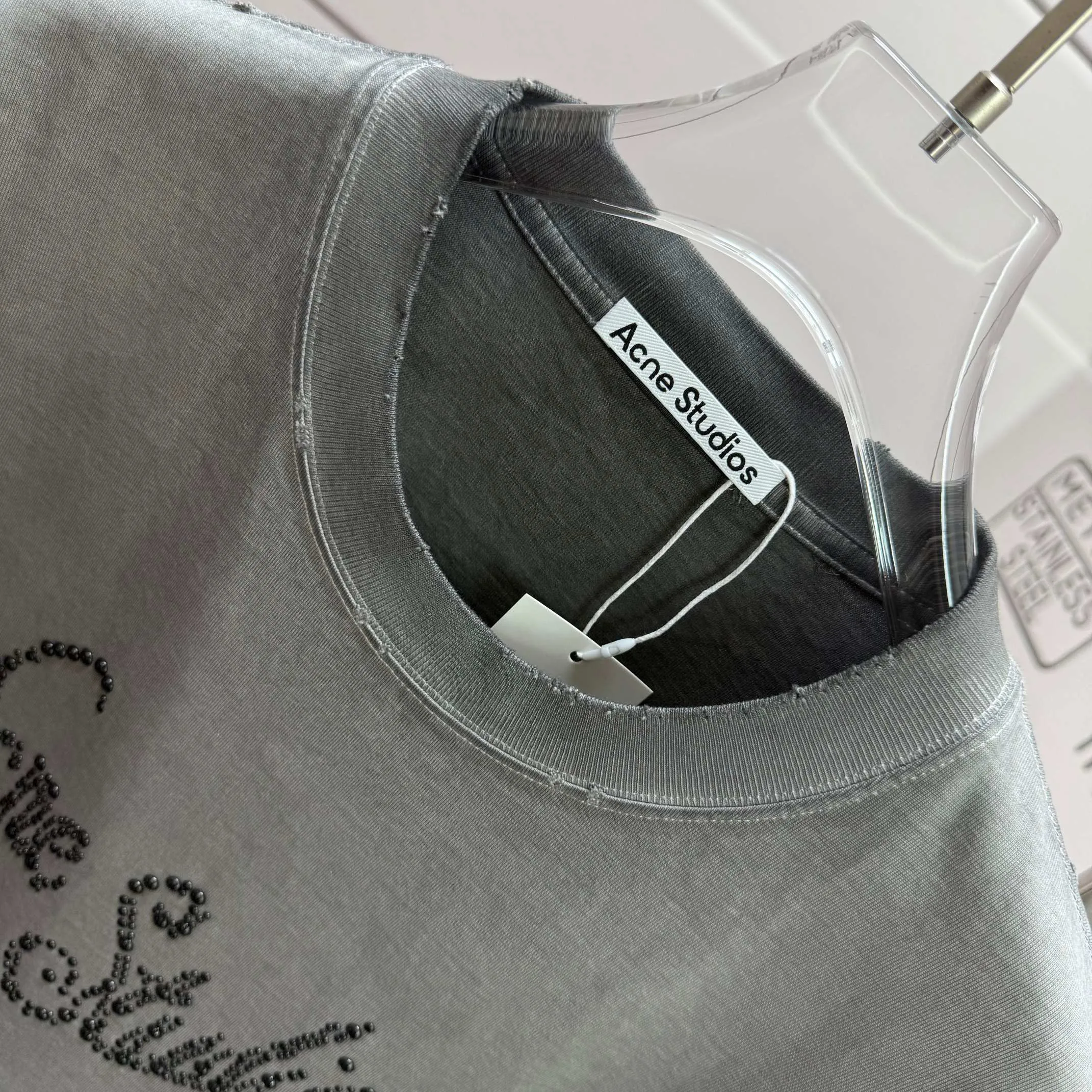 # 100 Acne studios * 2026 New Arrival tee Same Style : Size :S M L XL XXL Size： S （90-130 ） M （120-150 ） L （140-165 ） XL （160-180 ） XXL （180 ）